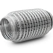 Load image into Gallery viewer, Vibrant SS Flex Coupling w/ Interlock Liner and Mesh Braid 2.25in Inlet/Outlet x 6in Long 66706 - Main Product View