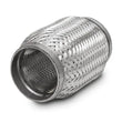 Load image into Gallery viewer, Vibrant SS Flex Coupling with Inner Braid Liner 1.75in Inlet/Outlet x 6in Flex Length 62406 - Back View