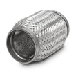 Load image into Gallery viewer, Vibrant SS Flex Coupling with Inner Braid Liner 2in inlet/outlet x 4in flex length - Side View