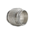 Load image into Gallery viewer, Vibrant SS Flex Coupling with Interlock Liner and Mesh Braid 3in inlet/outlet x 4in long - Main Product View