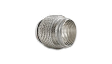 Load image into Gallery viewer, Vibrant SS Flex Coupling with Interlock Liner and Mesh Braid 3in inlet/outlet x 4in long - Main Product View