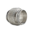 Load image into Gallery viewer, Vibrant SS Flex Coupling with Interlock Liner and Mesh Braid 3in inlet/outlet x 4in long - Main Product View