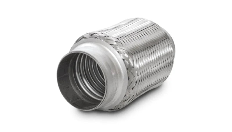 Vibrant SS Flex Coupling without Inner Liner 2in inlet/outlet x 4in long - Side View