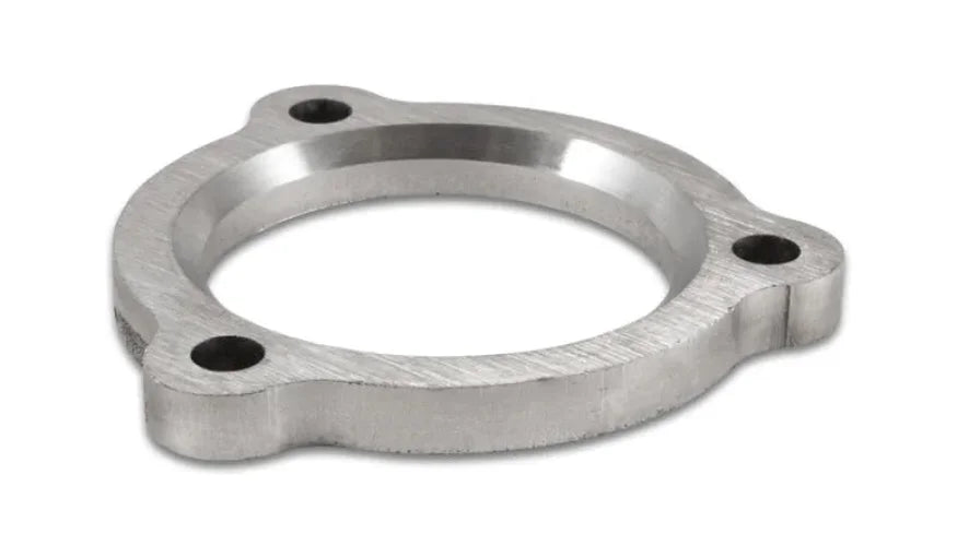 Vibrant SS Outlet Flange w/ Flared Collar for Garrett GT2052 - Side View