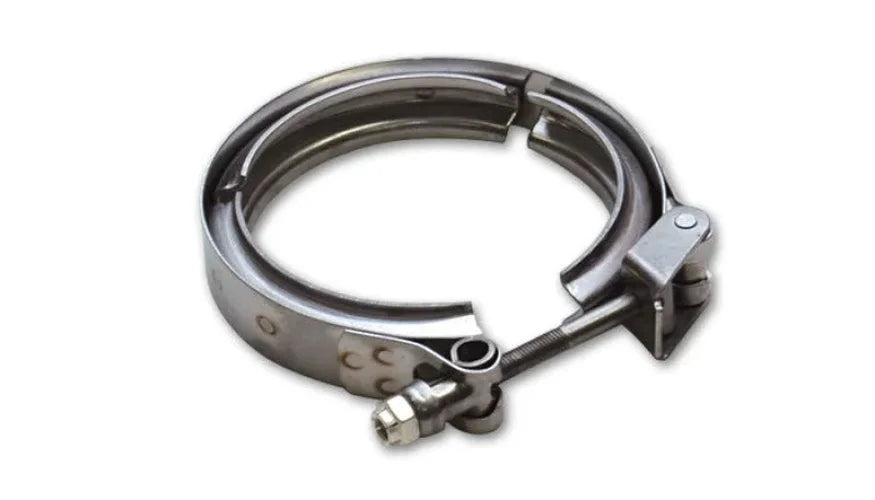 Vibrant SS Quick Release V-Band Connection for V-Band Flanges with 2.5in O.D. - Side View