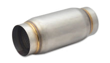 Load image into Gallery viewer, Vibrant SS Race Muffler 3.5in inlet/outlet x 9in long - Side View