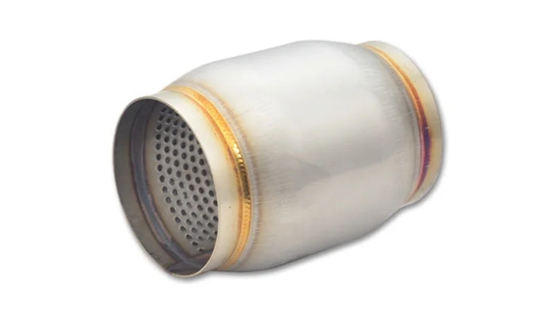 Vibrant SS Race Muffler 3in inlet/outlet x 5in long - Main Product View