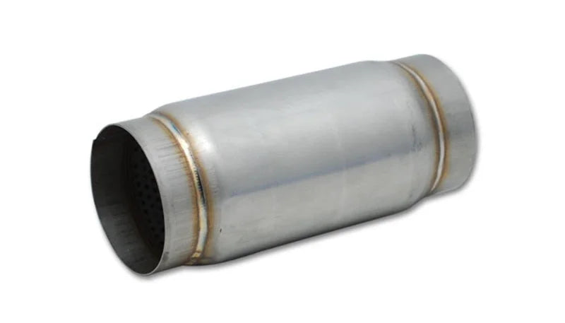 Vibrant SS Race Muffler 4in inlet/outlet x 5in long - Main Product View