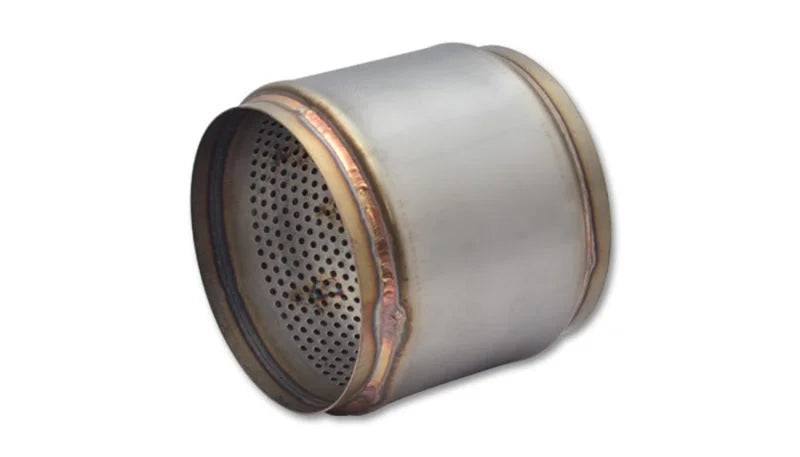 Vibrant SS Race Muffler 5in inlet/outlet x 5in long - Main Product View