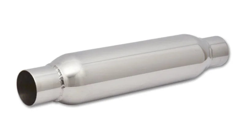 Vibrant SS Resonator (Standard Design) 2.25in inlet/outlet x 18in long - Main Product View