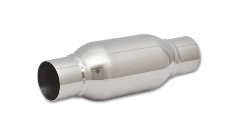 Vibrant SS Resonator (Standard Design) 2.5in inlet/outlet x 12in long - Main Product View