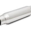Load image into Gallery viewer, Vibrant SS Resonator (Standard Design) 2.5in inlet/outlet x 12in long - Side View