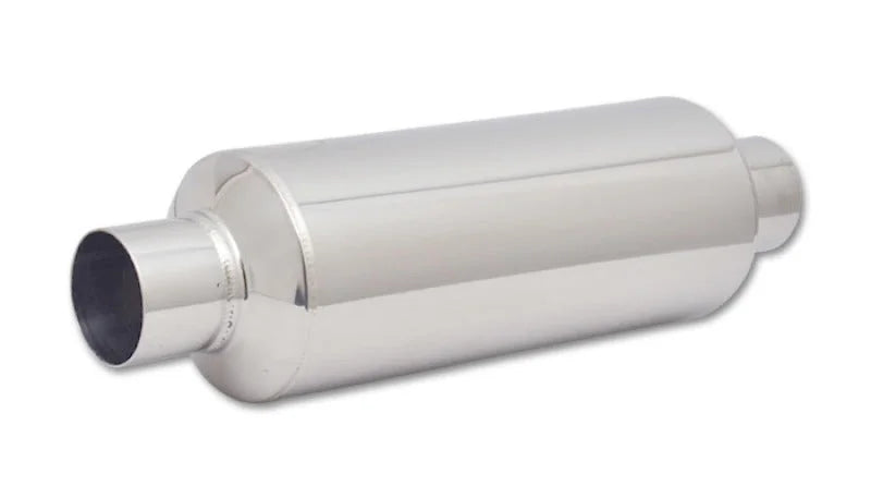 Vibrant SS Resonator (Standard Design) 2.5in inlet/outlet x 18in long w/ 5in OD resonator body - Main Product View