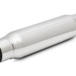 Load image into Gallery viewer, Vibrant SS Resonator (Standard Design) 3in Inlet/Outlet x 18in Long - Side View
