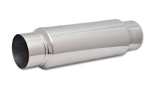 Load image into Gallery viewer, Vibrant SS Resonator (Standard Design) 4in inlet/outlet x 18in long w/5in OD resonator body - Main Product View