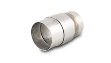 Load image into Gallery viewer, Vibrant SS Slip Joint Adapter for 2.5in OD Tubing (2 Piece Assembly) Welded 13293 - Main Product View