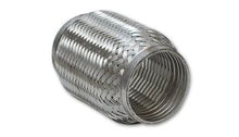 Load image into Gallery viewer, Vibrant SS Turbo FLEX Coupling with Interlock Liner 2.5in inlet/outlet x 4in long - Main Product View