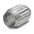 Load image into Gallery viewer, Vibrant SS Turbo FLEX Coupling with Interlock Liner 2in inlet/outlet x 4in long - Side View
