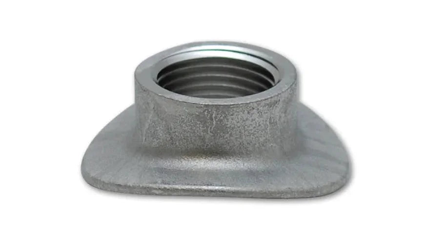 Vibrant Saddle Style Oxygen Sensor Weld Bung T304 SS (M18 x 1.5 thread) - Bulk Pack of 5 pcs. - Side View