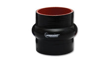 Load image into Gallery viewer, Vibrant Silicone Hump Hose Coupler 3.125in ID x 3.00in Long - Black - Side View