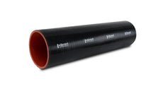 Load image into Gallery viewer, Vibrant Silicone Straight Hose Coupler 1.625in ID x 12.00in Long - Gloss Black - Main Product View