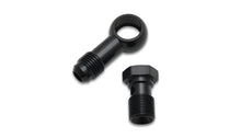 Load image into Gallery viewer, Vibrant Single -8AN 3/8-24 Aluminum Male Banjo Adapter Assembly 11581 - Side View