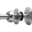 Load image into Gallery viewer, Vibrant Soft Mount Vacuum Line Fitting Assembly (for inserting into silicone connectors) - Main Product View