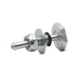 Load image into Gallery viewer, Vibrant Soft Mount Vacuum Line Fitting Assembly (for inserting into silicone connectors) - Side View