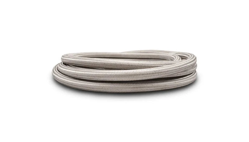 Vibrant Stainless Steel Braided Flex Hose w/PTFE Liner AN -16 (10ft Roll) - Back View