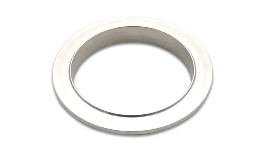 Vibrant Stainless Steel V-Band Flange for 4in O.D. Tubing - Male - Side View