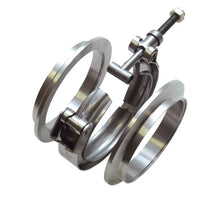 Load image into Gallery viewer, Vibrant Stainless Steel V-Band Flange for 2.25in O.D. Tubing - Female - Main Product View