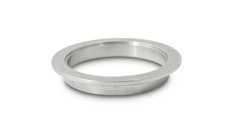 Vibrant Stainless Steel V-Band Flange for 2.5in O.D. Tubing - Female - Side View