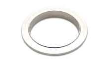 Load image into Gallery viewer, Vibrant Stainless Steel V-Band Flange for 4in O.D. Tubing - Male - Side View