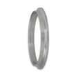 Load image into Gallery viewer, Vibrant Stainless Steel V-Band Turbo Outlet Flange Garrett GTX5533R SFI Turbo to 4.5in OD Tubing - Main Product View