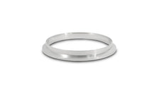Load image into Gallery viewer, Vibrant Stainless Steel V-Band Turbo Outlet Flange Garrett GTX5533R SFI Turbo to 4.5in OD Tubing - Side View