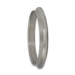 Load image into Gallery viewer, Vibrant Stainless Steel V-Band Turbo Outlet Flange Garrett GTX5533R T6 Turbo to 4.50in OD Tubing - Side View