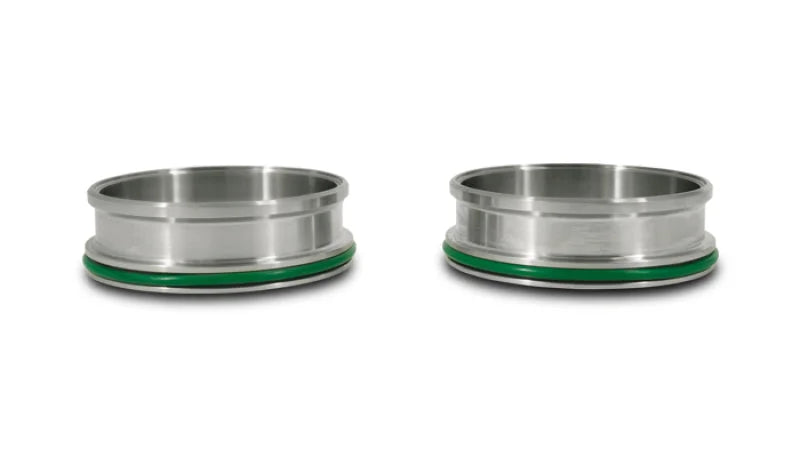 Vibrant Stainless Steel Weld Fitting w/ O-Rings for 4in OD Tubing - Side View