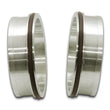 Load image into Gallery viewer, Vibrant Stainless Steel Weld Fitting w/ O-Rings for 5in OD Tubing - Side View