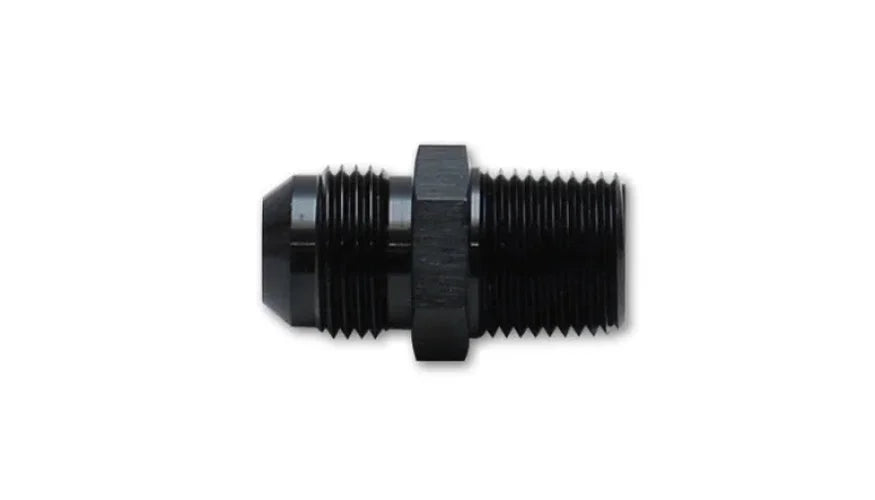 Vibrant Straight Adapter Fitting Size -8AN x 3/4in NPT - Side View