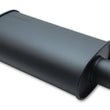 Load image into Gallery viewer, Vibrant StreetPower FLAT BLACK Oval Muffler with Single 3in Outlet - 2.25in inlet I.D. - Main Product View