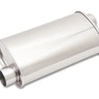 Load image into Gallery viewer, Vibrant StreetPower Oval Muff 5in x 9in x 15in long body 3in inlet I.D. x 3in outlet Offset-Offset - Side View