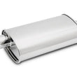 Load image into Gallery viewer, Vibrant StreetPower Oval Muffler - 2in Inlet/Dual Outlet (Center In - Offset Out) - Side View