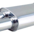 Load image into Gallery viewer, Vibrant StreetPower Oval Muffler 5in x 9in x 15in - 2.25in inlet/outlet (Offset-Offset Same Side) - Side View