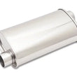 Load image into Gallery viewer, Vibrant StreetPower Oval Muffler 5in x 9in x 15in - 2.25in inlet/outlet (Offset-Offset Same Side) - Back View
