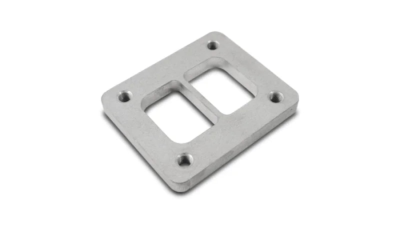 Vibrant T04 Turbo Inlet Flange (Divided Inlet) T304 SS 1/2in Thick - Side View