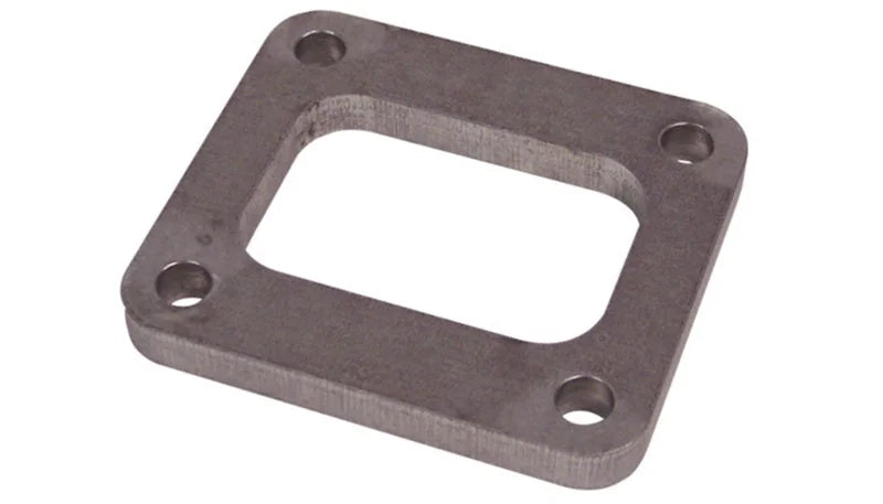 Vibrant T04 Turbo Inlet Flange (Rectangular Inlet) Mild Steel 1/2in Thick - Main Product View