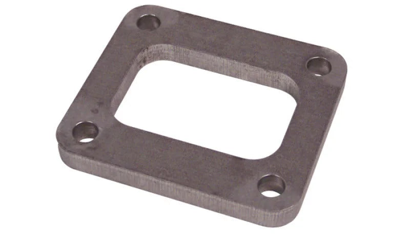 Vibrant T04 Turbo Inlet Flange (Rectangular Inlet) T304 SS 1/2in Thick - Side View