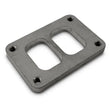 Load image into Gallery viewer, Vibrant T06 Turbo Inlet Flange (Divided Inlet) Mild Steel 1/2in Thick - Back View