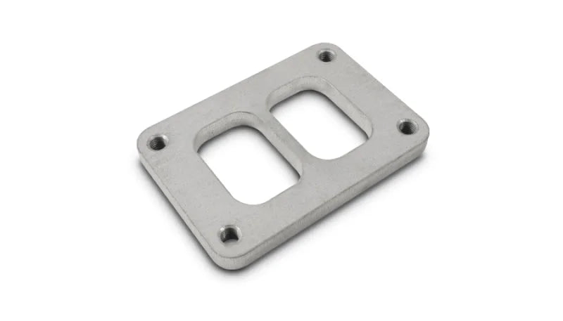 Vibrant T06 Turbo Inlet Flange (Divided Inlet) T304 SS 1/2in Thick - Main Product View