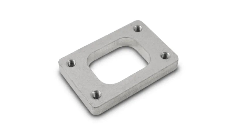 Vibrant T25/T28/GT25 Turbo Inlet Flange T304 SS 1/2in Thick (Tapped Holes) - Side View